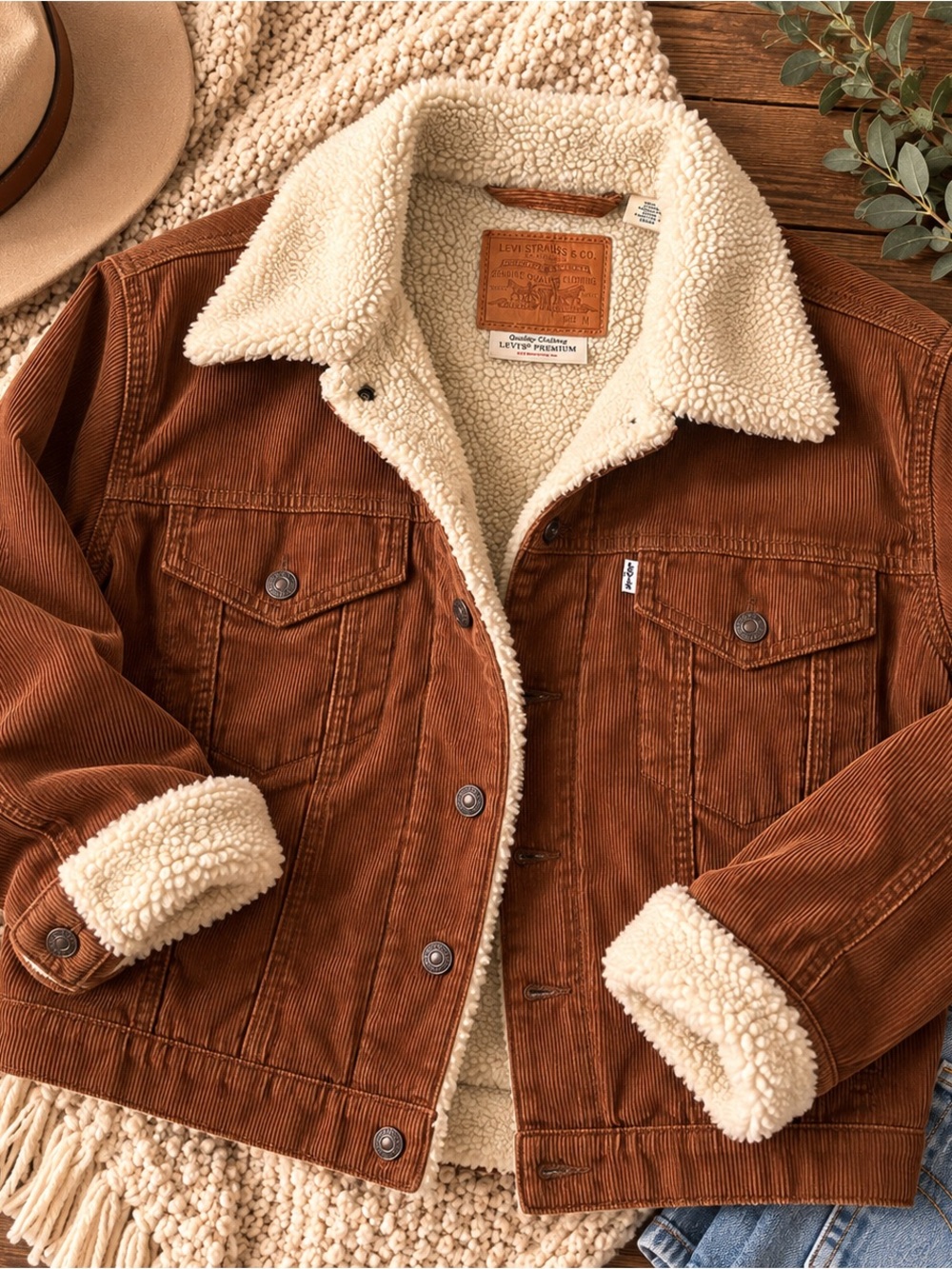 Levi’s Corduroy Crop